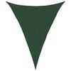 vidaXL Sunshade Sail 160 g/m&sup2; Dark Green 5x7x7 m HDPE