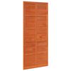 vidaXL Barn Door Wax Brown 90 x 2.5 x 208 cm Solid Pine Wood