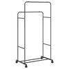 vidaXL Clothes Rack Plain Black 80 x 53 x 156 cm