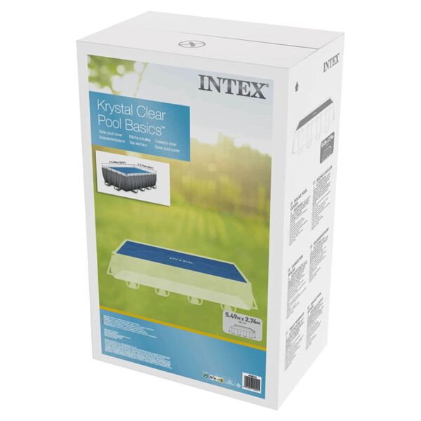 Intex Solar Pool Cover Blue 538x253 cm Polyethylene