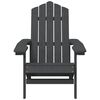 vidaXL Garden Adirondack Chairs 2 pcs HDPE Anthracite