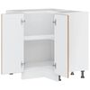 vidaXL Kitchen Corner Base Cabinet Porto Old Wood Engineered Wood