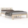 vidaXL Bed Frame without Mattress Solid Wood 180x200cm Super King Size