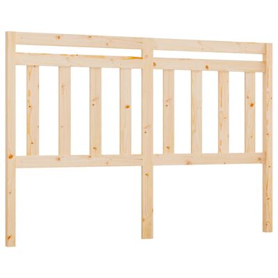 vidaXL Bed Headboard 156x4x100 cm Solid Wood Pine
