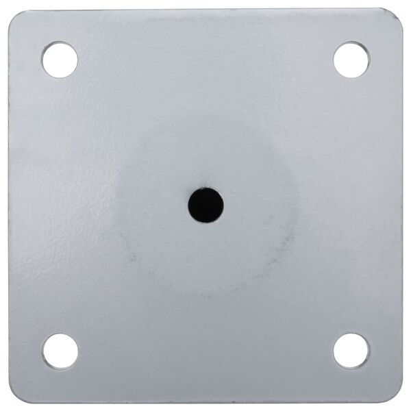 vidaXL Parasol Base for &Oslash;38/48 mm Pole Silver Steel