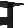 vidaXL Side Table Black Oak 40 x 35 x 60.5 cm Engineered Wood