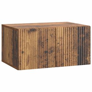 vidaXL Wall-Mounted TV Cabinet Wall-mounted Old Wood 59.5 x 41 x 30 cm