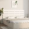 vidaXL Headboard White 140x3x80 cm Solid Wood Pine