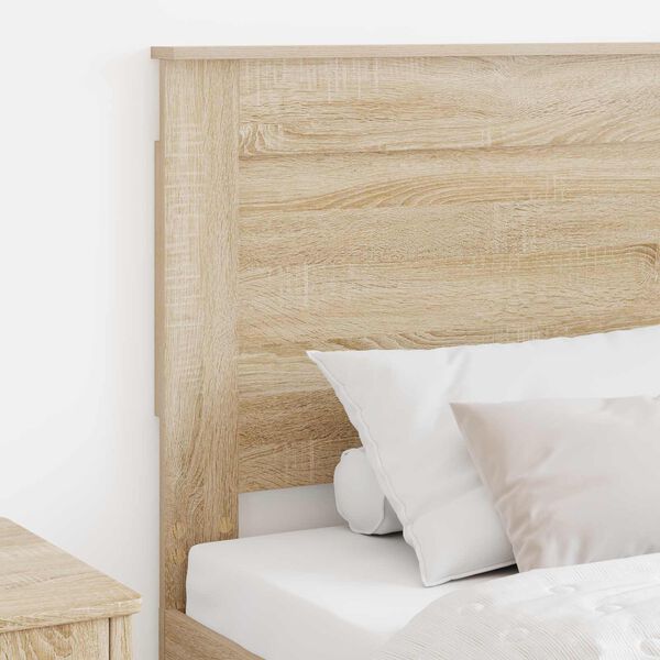 vidaXL Headboard with Headboard Sonoma Oak 100 cm Engineered Wood