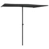 vidaXL Garden Parasol with Aluminium Pole 2x1.5 m Anthracite