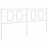 vidaXL Metal Replace Headboard White 160 cm