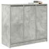 vidaXL Sideboard Concrete Grey 85x34x76 cm Engineered Wood