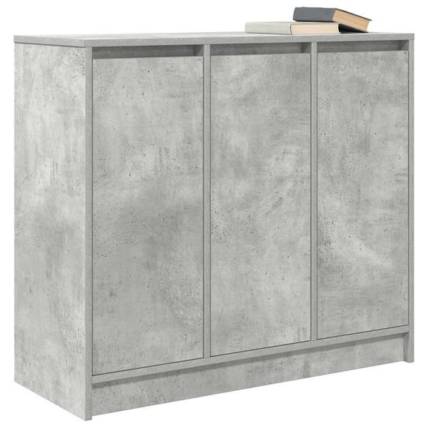 vidaXL Sideboard Concrete Grey 85x34x76 cm Engineered Wood