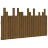vidaXL Wall Headboard Honey Brown 146.5x3x80 cm Solid Wood Pine