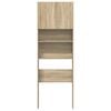 vidaXL Washing Machine Cabinet Sonoma Oak 64x24x190 cm Engineered Wood