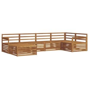 vidaXL Outdoor Sofa Set 6 pcs Natural