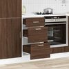 vidaXL Bottom Cabinet Lyon Brown Oak 40x46x81.5 cm Engineered Wood