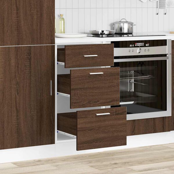 vidaXL Bottom Cabinet Lyon Brown Oak 40x46x81.5 cm Engineered Wood