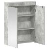 vidaXL Bathroom Mirror Cabinet TULUM Concrete Grey 60 x 16.5 x 78 cm