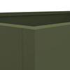 vidaXL Planter Olive Green 62x30x29 cm Steel