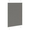 vidaXL Pleated Blind Anthracite 85x100 cm Fabric Width 84.4 cm Polyester