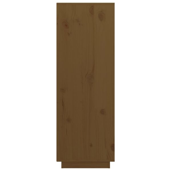 vidaXL Highboard Honey Brown 89x40x116.5 cm Solid Wood Pine