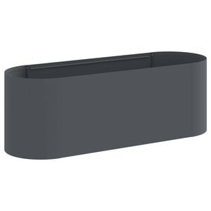 vidaXL Raised Garden Bed Anthracite 120 x 40x 40 cm