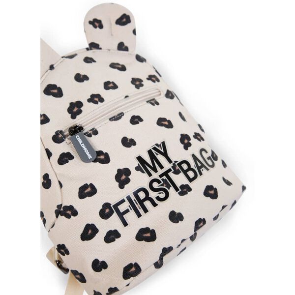 CHILDHOME Kids Backpack My First Bag Canvas Leopard