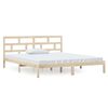 vidaXL Bed Frame without Mattress Double Solid Wood