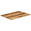 vidaXL Table Top Live Edge 90x80x2.5 cm Solid Wood Rough Mango