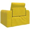 vidaXL Sofa Bed Yellow 98 x 71 x 83 cm Velvet