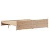 vidaXL Bed Frame without Mattress 200x200 cm Solid Wood Pine