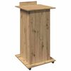 vidaXL Podium with Drawer Artisan Oak 55 x 55 x 107 cm Engineered Wood