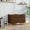 vidaXL Record Cabinet Brown Oak 74.5x38x48 cm Engineered Wood