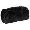 vidaXL Throw Blankets 6 pcs Black 150 x 200 cm Fleece