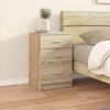 vidaXL Bed Cabinet Sonoma Oak 40x40x63 cm Engineered Wood