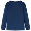 Kids' T-shirt with Long Sleeves Navy Blue 92