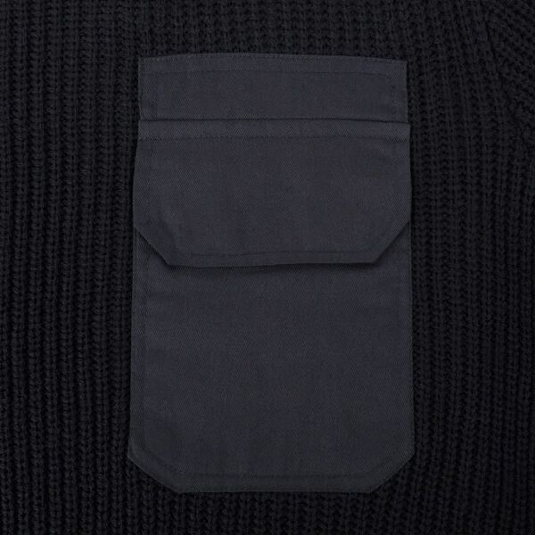 vidaXL Men's Work Pullover Black Size XL