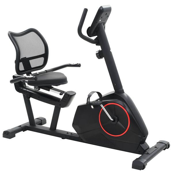 vidaXL Magnetic Recumbent Exercise Bike with Pulse Measurement