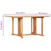 vidaXL Folding Butterfly Garden Table 150x90x75 cm Solid Teak Wood