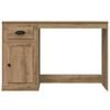 vidaXL Desk with Drawer Artisan Oak 50 x 115 x 75 cm Engineered Wood
