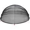 vidaXL Pool Dome Folding Manual Black 592 x 590 x 275 cm