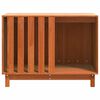 vidaXL Dog House Wax Brown 90 x 60 x 67 cm Solid Pine Wood