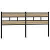vidaXL Replace Headboard Sonoma Oak 193 cm Iron and Engineered Wood