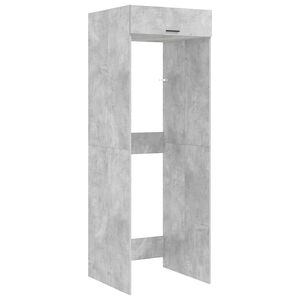 vidaXL Wash Machine Cabinet Concrete Grey 67.5 x 68 x 200 cm
