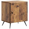 vidaXL Bedside Cabinet Old Wood 43 x 34.5 x 50 cm Engineered Wood