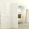 vidaXL Folding 3-Panel Room Divider Japanese Style 120x170 cm White