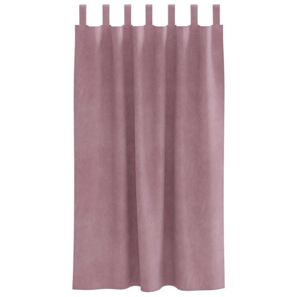 vidaXL Blackout Curtains 2 pcs Dark Pink 140 x 175 cm Velvet