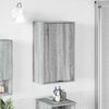 vidaXL Bathroom Cabinet Wall-mounted Grey Sonoma 39 x 23.5 x 65 cm