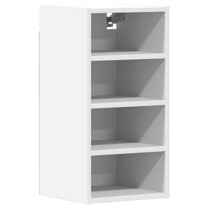 vidaXL Hanging Cabinet Riga White 30x29.5x60 cm Engineered Wood